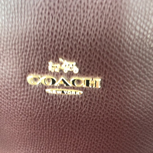 Burgundy Coach HandBag - Picture 6 of 6